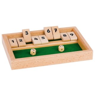 Würfelspiel Shut the box