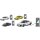 BMW i4 M50, Audi RS e-tron GT, Licht und Sound, 1:34-36, L=