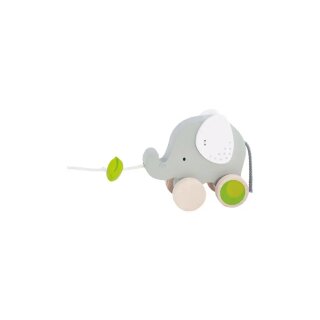 Ziehtier Elefant mit Blatt