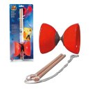 Diabolo Kunststoff m. Holzstäben, 4-s.