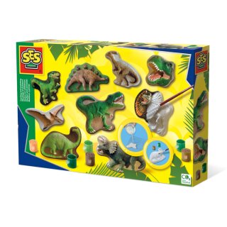 Gießen und anmalen - Dinowelt