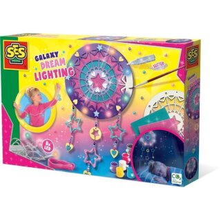 Traumfänger beleuchtet Galaxy