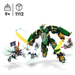 LEGO Ninjago 7er Set: 71838 Kais Motorradrennen, 71839 Arins