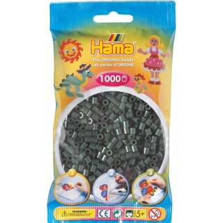 Hama Beutel 1.000 Stk Olivgrün (50)