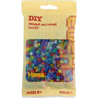 Hama Beutel 1.000 Stk Glitzermix (50)