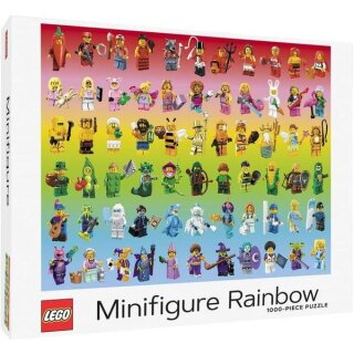 LEGO Minifigure Rainbow 1000-Teile Puzzle