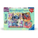 Einfach nur spielen - 3x49 Teile Disney Stitch Puzzle