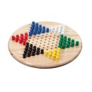 Halma, rund, Hevea Holz