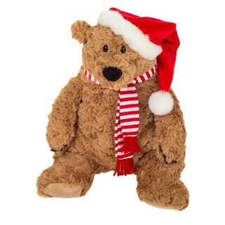 Braunbär Howard m. Weihnachtsoutfit 34 cm