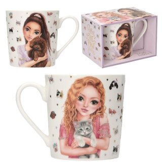 Topmodel Becher Kitty und Doggy