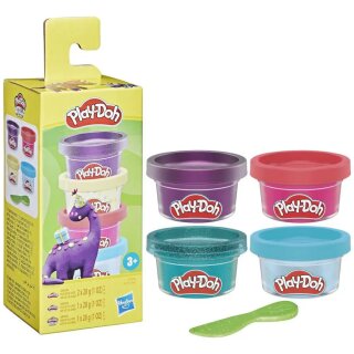 PlayDoh Mini Farbenpack sortiert (4x28g+Zubehör)