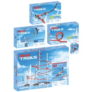 Playmobil Sky Trails 5er Set: 71969 StarterKit, 71971 Flip Rail, 71972 Looping, 71974 Connection Pack & 71976 Sky Ryder