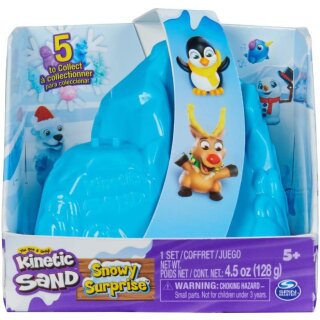 Kinetic Sand Snowy Surprise