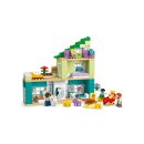 Modernes Familienhaus mit Figuren – 3-in-1-Set