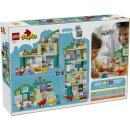 Modernes Familienhaus mit Figuren – 3-in-1-Set