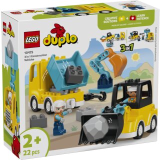 Baufahrzeuge – 3-in-1-Set