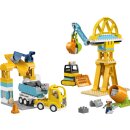 Baustelle mit Baufahrzeugen – 3-in-1-Set