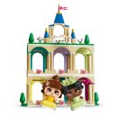Die Mini-Prinzessinnen Belle und Tiana mit ihrem Schloss