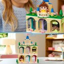 Die Mini-Prinzessinnen Belle und Tiana mit ihrem Schloss