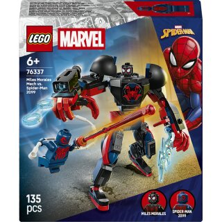 Miles Morales Mech vs. Spider-Man 2099