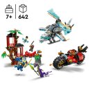 Showdown am Baumhaus mit dem Ninja-Bike