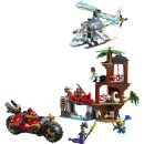 Showdown am Baumhaus mit dem Ninja-Bike