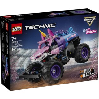 Monster Jam™ Sparkle Smash™ mit Rückziehmotor