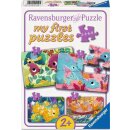 Kinderpuzzle 2, 4, 6, 8 Teile - Dino-Freunde
