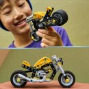 Gelbes Motorrad