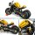 Gelbes Motorrad
