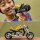 Gelbes Motorrad