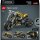 Gelbes Motorrad