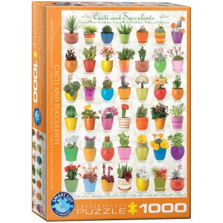 Kakteen und Sukkulenten 1000 Teile