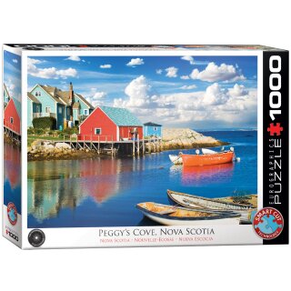Fischerhütten in Peggys Cove Nova Scotia 1000 Teile