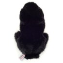 Hase sitzend schwarz 17 cm