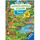 Wimmeln, Rätseln, Stickern: Tiere
