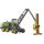 John Deere 1270G Harvester mit Baumstamm
