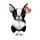 TINK BLACK & WHITE DOG - BEANIE BELLIES - REG