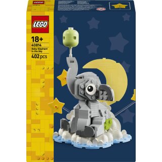 Schwebender Baby-Elefant