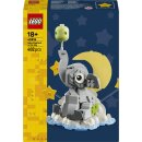 Schwebender Baby-Elefant
