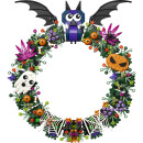 Halloweenkranz