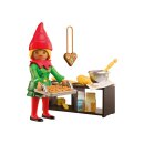 Weihnachtself mit Plätzchen
