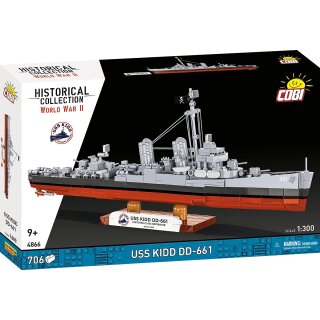 USS KIDD Fletcher Class Destroyer