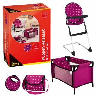 Idena Puppen Reiseset 4 Teile