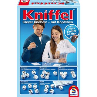 Kniffel mit Lederwuerfelbecher