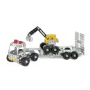 Tieflader mit Bagger