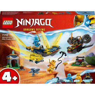 Duell zwischen Nya und Arins Babydrachen