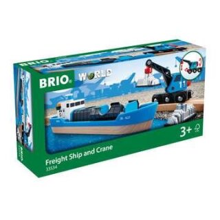 BRIO Containerschiff mit Kran