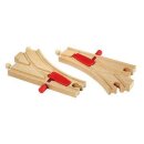 Mechanisches  Weichenpaar