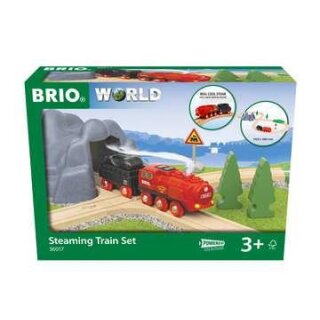 BRIO World Batterie-Dampflok Set